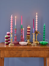 Ladda upp bild till gallerivisning, Rice Curved Candles 2-Pack Pink