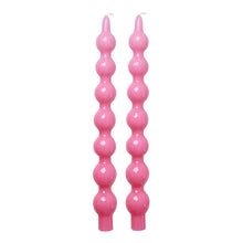 Ladda upp bild till gallerivisning, Rice Curved Candles 2-Pack Pink