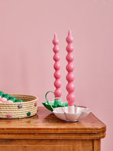 Ladda upp bild till gallerivisning, Rice Curved Candles 2-Pack Pink