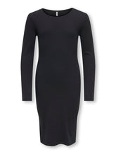 Ladda upp bild till gallerivisning, Kids Only KOGBELFAST Tight Ribbad Klänning i Ekologisk Bomull
