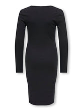 Ladda upp bild till gallerivisning, Kids Only KOGBELFAST Tight Ribbad Klänning i Ekologisk Bomull