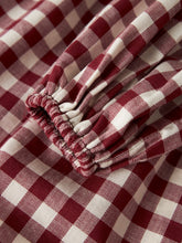 Ladda upp bild till gallerivisning, Lil'Atelier Mini Rutig Klänning i Ekologisk Bomull