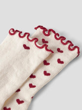 Ladda upp bild till gallerivisning, Lil'Atelier Mini 2-pack Strumpor med Hjärtan i Ekologisk Bomull