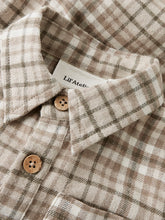 Ladda upp bild till gallerivisning, Lil'Atelier Baby Rutig Skjortbody i Ekologisk Bomull