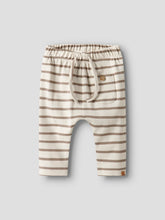 Ladda upp bild till gallerivisning, Lil'Atelier Baby Randiga Byxor i Ekologisk Bomull