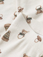 Ladda upp bild till gallerivisning, Lil'Atelier Baby Ribbade Mönstrad Leggings i Ekologisk Bomull
