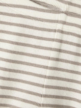 Ladda upp bild till gallerivisning, Name it Baby Randiga Ribbade Leggings i Ekologisk Bomull Beige