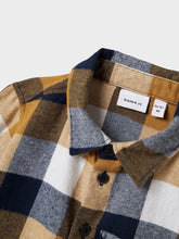 Ladda upp bild till gallerivisning, Name it Mini Rutig Flanellskjorta i Ekologisk Bomull