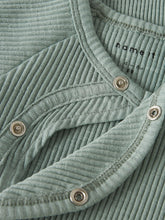 Ladda upp bild till gallerivisning, Name it Baby Ribbad Omlottbody Grön