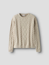 Ladda upp bild till gallerivisning, Name it Kids Kabelstickad Tröja i Ekologisk Bomull