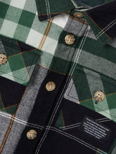 Ladda upp bild till gallerivisning, Name it Mini Rutig Overshirt i Ekologisk Bomull Grön