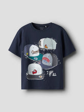 Ladda upp bild till gallerivisning, Name it Kids Among Us T-shirt Navy