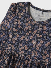 Ladda upp bild till gallerivisning, Name it Mini Blommig Klänning i Ekologisk Bomull