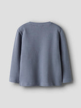 Ladda upp bild till gallerivisning, Name it Mini Långärmad Tröja i Ekologisk Bomull Blå
