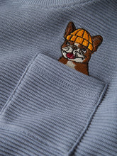 Ladda upp bild till gallerivisning, Name it Mini Långärmad Tröja i Ekologisk Bomull Blå