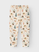 Ladda upp bild till gallerivisning, Name it Mini 2-Delad Pyjamas med Julmotiv i Ekologisk Bomull