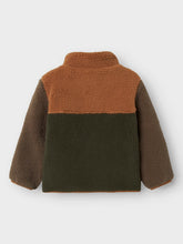 Ladda upp bild till gallerivisning, Name it Mini Blockfärgad Teddyjacka