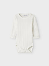 Ladda upp bild till gallerivisning, Name it Baby Hålmönstrad Långärmad Body