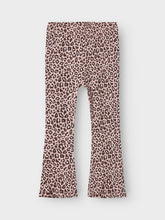 Ladda upp bild till gallerivisning, Name it Mini Leopardmönstrade Bootcut Leggings