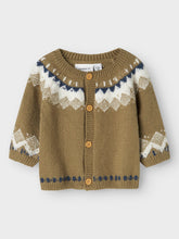 Ladda upp bild till gallerivisning, Name it Baby Mjuk Mönstrad Kofta