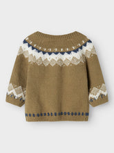 Ladda upp bild till gallerivisning, Name it Baby Mjuk Mönstrad Kofta