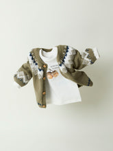 Ladda upp bild till gallerivisning, Name it Baby Mjuk Mönstrad Kofta