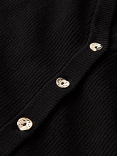 Ladda upp bild till gallerivisning, Name it Kids Långärmad Stickad Kofta Svart