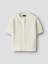 Ladda upp bild till gallerivisning, LMTD Kortärmad Kabelstickad Kofta