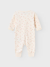 Ladda upp bild till gallerivisning, Name it Baby Hjärtmönstrad Pyjamas med Blixtlås i Ekologisk Bomull
