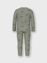 Ladda upp bild till gallerivisning, Name it Mini 2-Delad Ribbad Pyjamas Dino