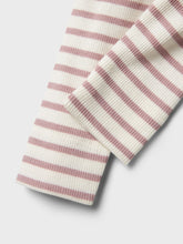 Ladda upp bild till gallerivisning, Name it Baby Randiga Ribbade Leggings i Ekologisk Bomull Rosa