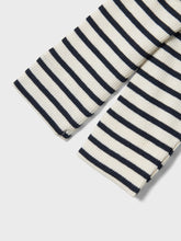 Ladda upp bild till gallerivisning, Name it Baby Randiga Ribbade Leggings i Ekologisk Bomull Blå