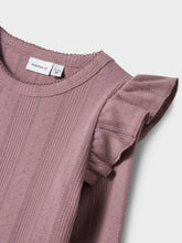 Ladda upp bild till gallerivisning, Name it Mini Hålmönstrad Topp Lila