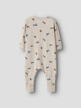 Ladda upp bild till gallerivisning, Name it Baby Flygplansmönstrad Pyjamas med Blixtlås