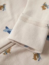 Ladda upp bild till gallerivisning, Name it Baby Flygplansmönstrad Pyjamas med Blixtlås