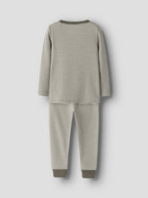 Ladda upp bild till gallerivisning, Name it 2-Delad Randig Ribbad Pyjamas Grön