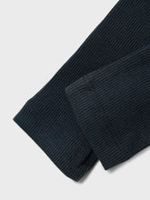 Ladda upp bild till gallerivisning, Name it Mini Ribbade Leggings i Ekologisk Bomull Marinblå