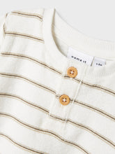 Ladda upp bild till gallerivisning, Name it Baby Randig Frottétröja