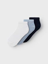 Ladda upp bild till gallerivisning, Name it Kids 3-Pack Ankelsockar Blå