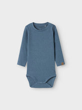 Ladda upp bild till gallerivisning, Name it Baby Ribbad Body Blå