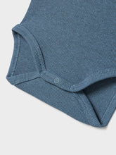 Ladda upp bild till gallerivisning, Name it Baby Ribbad Body Blå