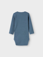 Ladda upp bild till gallerivisning, Name it Baby Ribbad Body Blå