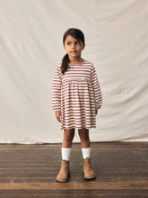 Ladda upp bild till gallerivisning, Lil'Atelier Mini Randig Klänning i Ekologisk Bomull
