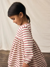 Ladda upp bild till gallerivisning, Lil'Atelier Mini Randig Klänning i Ekologisk Bomull