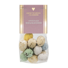 Ladda upp bild till gallerivisning, Konfektyrfabriken i Hälsningborg Spräckliga Nougatägg 150g