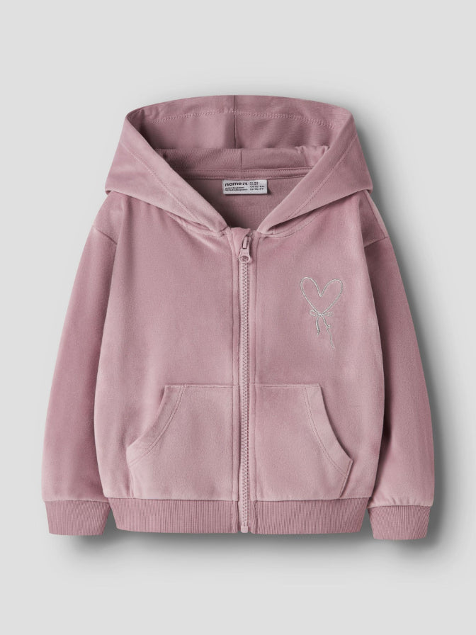 Name it Mini Hoodie i Velour
