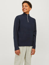 Ladda upp bild till gallerivisning, Jack &amp; Jones Junior Stickad Half Zip Tröja
