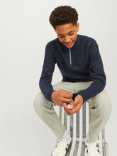 Ladda upp bild till gallerivisning, Jack &amp; Jones Junior Stickad Half Zip Tröja
