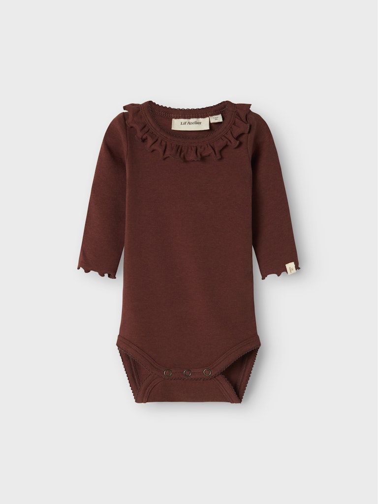Lil'Atelier Baby Långärmad Body i Ekologisk Bomull