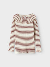 Ladda upp bild till gallerivisning, Lil&#39;Atelier Mini Randig Långärmad Topp
